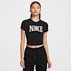 Nike Sportswear Women's Slim Cropped T-Shirt. Nike ID